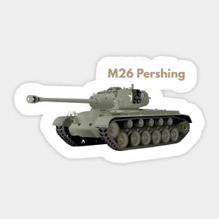 M26 Pershing American WW2 Heavy Tank Sticker